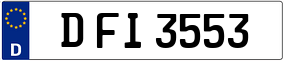Truck License Plate
